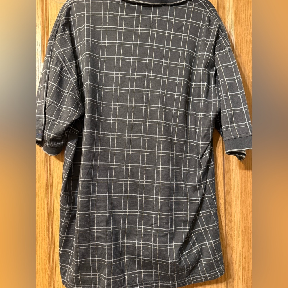 Greg Norman Golf Shirt Mens XXL Polo 6012 Double Mercerized Short Sleeve Gray - Picture 2 of 8